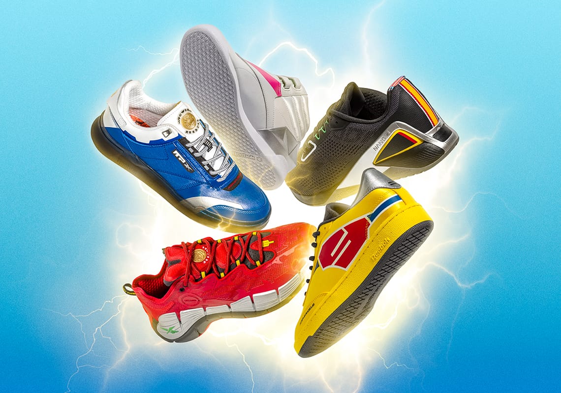 Reebok lance une collection de baskets Power Rangers