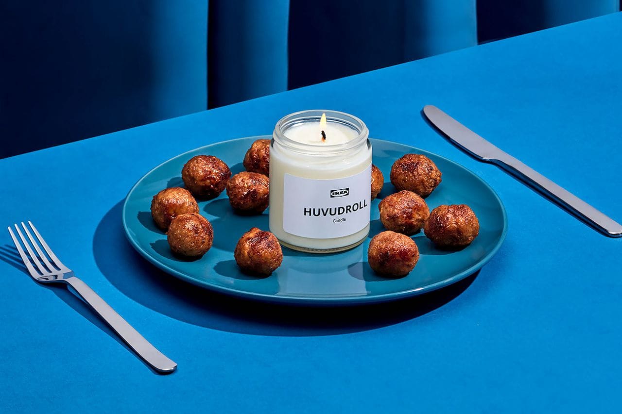 IKEA lance une bougie senteur boulette de viande