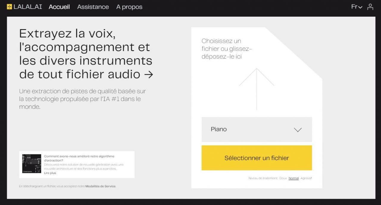 Lalal.ai : un outil génial pour séparer les voix et les instrument d’un morceau grâce à l’IA #9