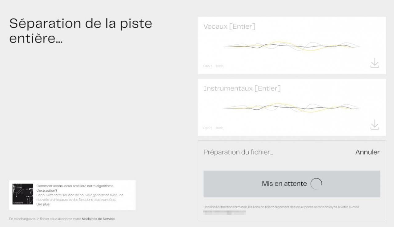 Lalal.ai : un outil génial pour séparer les voix et les instrument d’un morceau grâce à l’IA #13