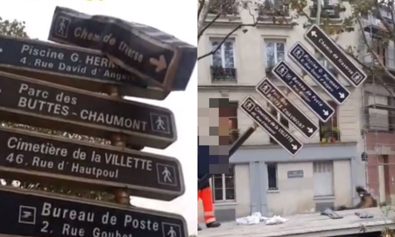 Harry Potter : un panneau « Chemin de Traverse » installé par la Mairie de Paris par erreur