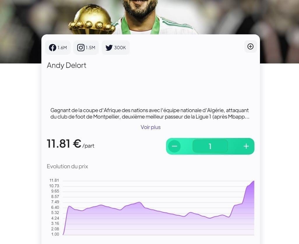 Trendex permet d’investir sur des personnalités comme on joue en bourse #6