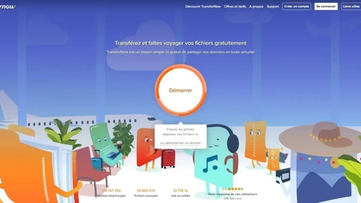Transfernow : le meilleur service pour envoyer des fichiers volumineux en ligne ?