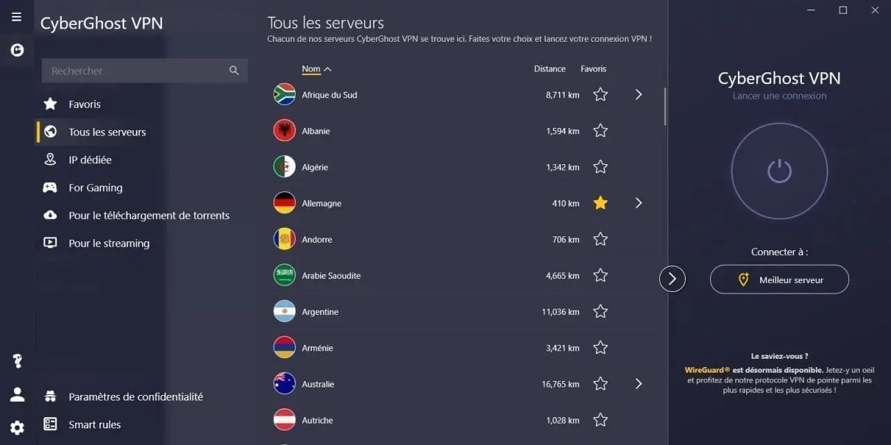 CyberGhost : le VPN le moins cher du marché #3