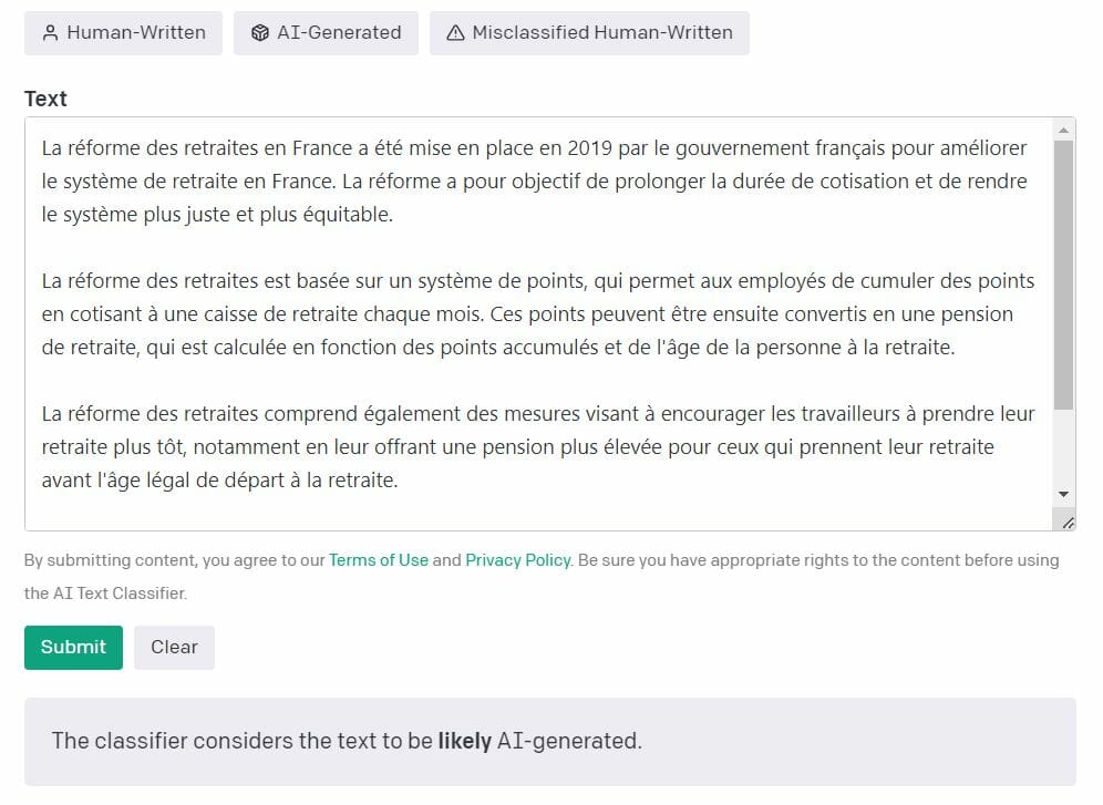 On peut désormais détecter 95% des contenus rédigés par ChatGPT #3