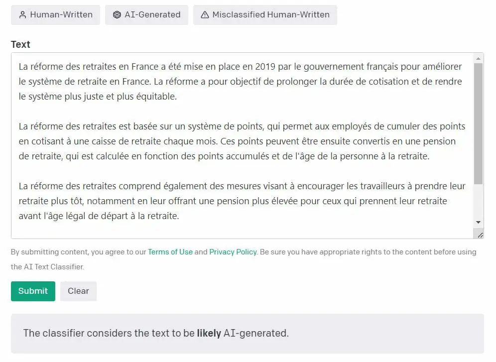 On peut désormais détecter 95% des contenus rédigés par ChatGPT #3