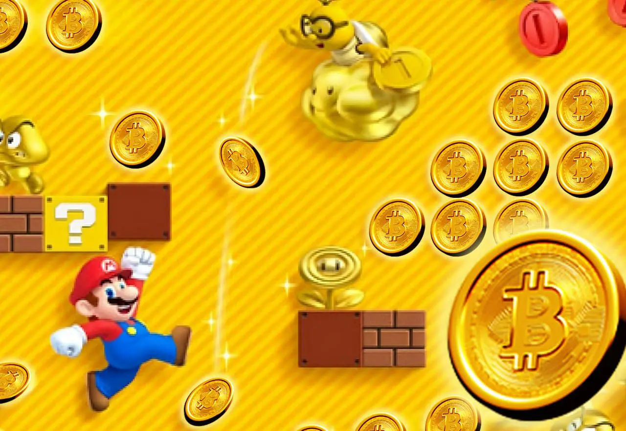 La console Bit-tendo permet de gagner des Bitcoins en jouant à Mario