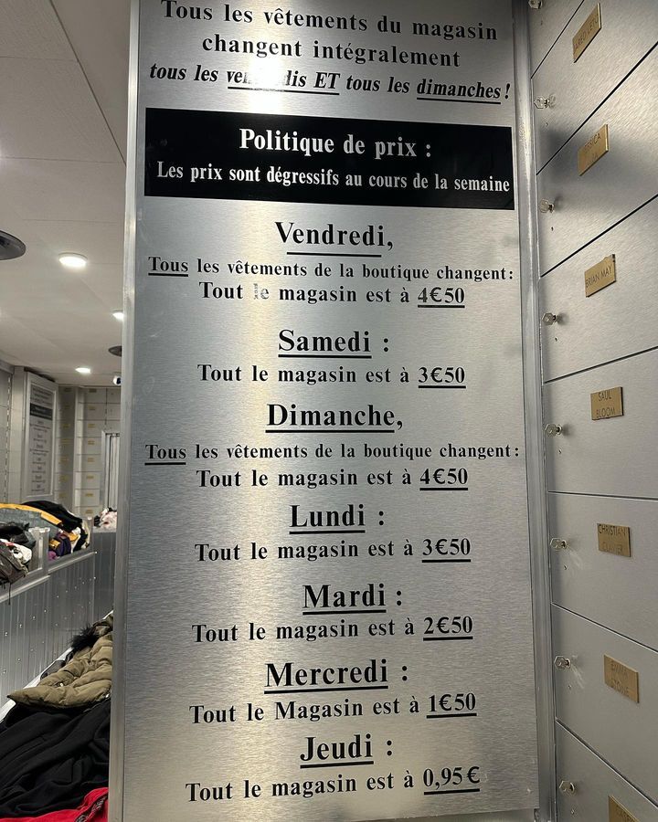 Faites le casse du siècle à la friperie « Les sales voleurs » avec des prix qui changent tous les jours #2