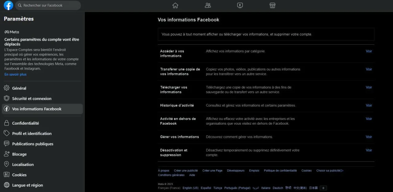 Comment Désactiver son compte Facebook ? #4