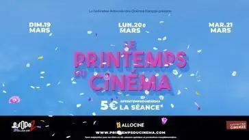 Printemps du cinéma 2026 : Vos places de ciné pour 5€