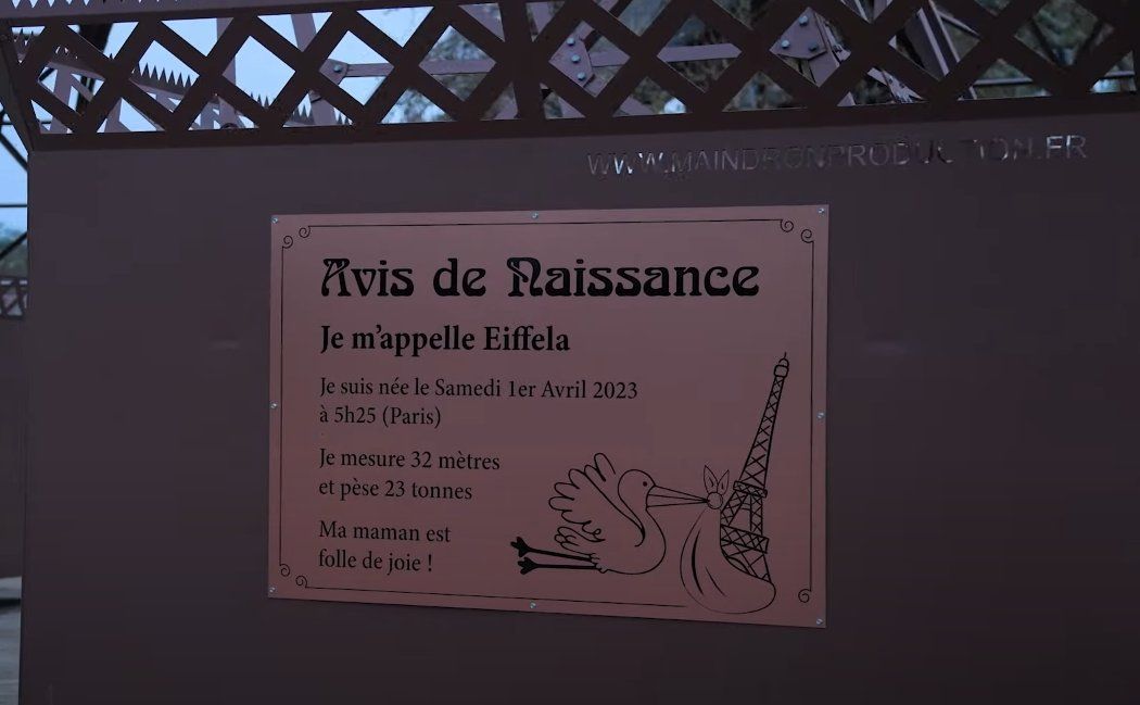 Il y a désormais 2 Tours Eiffel à Paris