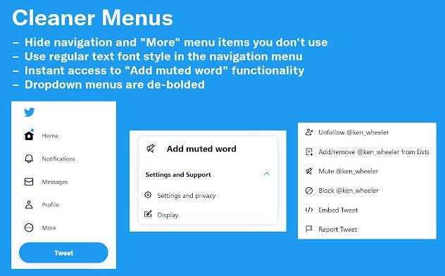 Supprimez les changements (idiots) apportés par Elon Musk avec Control Panel for Twitter #2