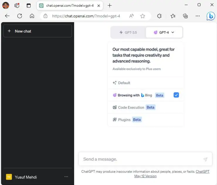 La version gratuite de ChatGPT bientôt connectée en live à internet grâce à Microsoft Bing