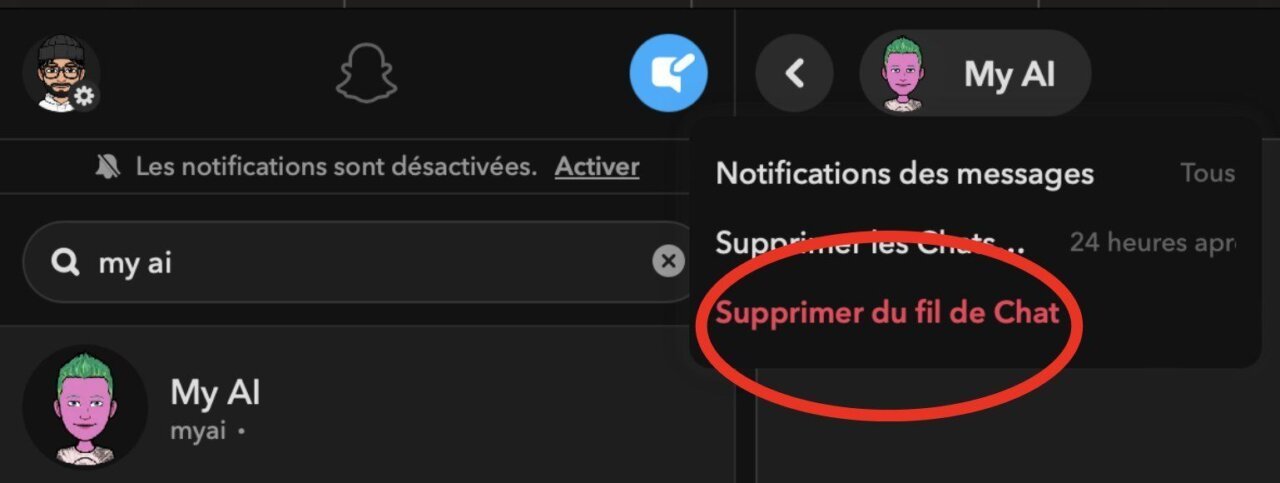 Comment supprimer My AI gratuitement sur Snapchat ? #2
