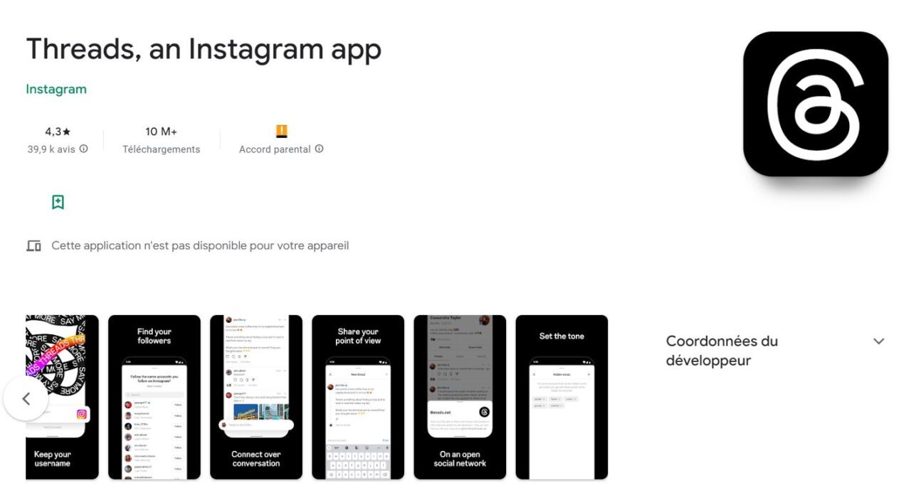 Comment installer Threads sur Android et iOS en France en 5 minutes ?