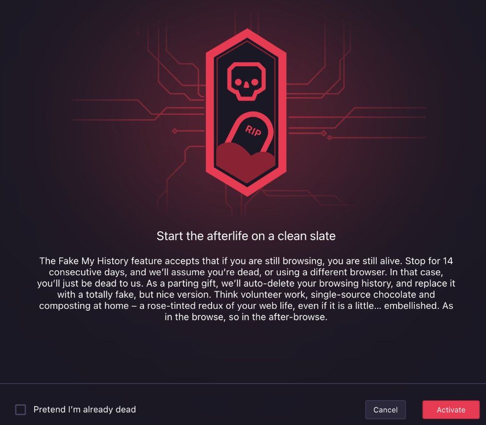 Opera GX cachera votre historique de navigation honteux après votre mort #2