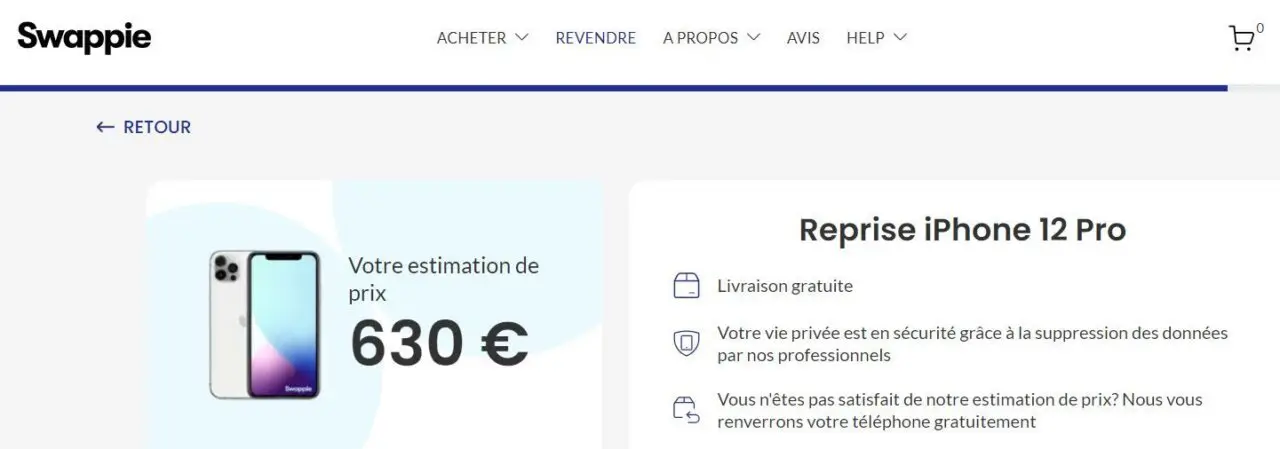 Comparez des centaines d’offres de reprise d’iPhone d’occasion en 2 clics pour le vendre au meilleur prix #6