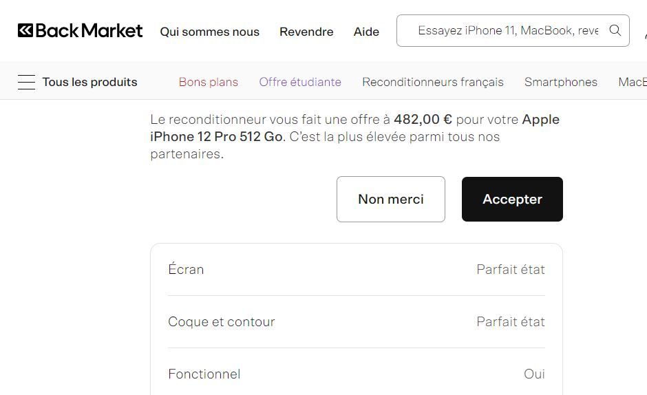 Comparez des centaines d’offres de reprise d’iPhone d’occasion en 2 clics pour le vendre au meilleur prix #3