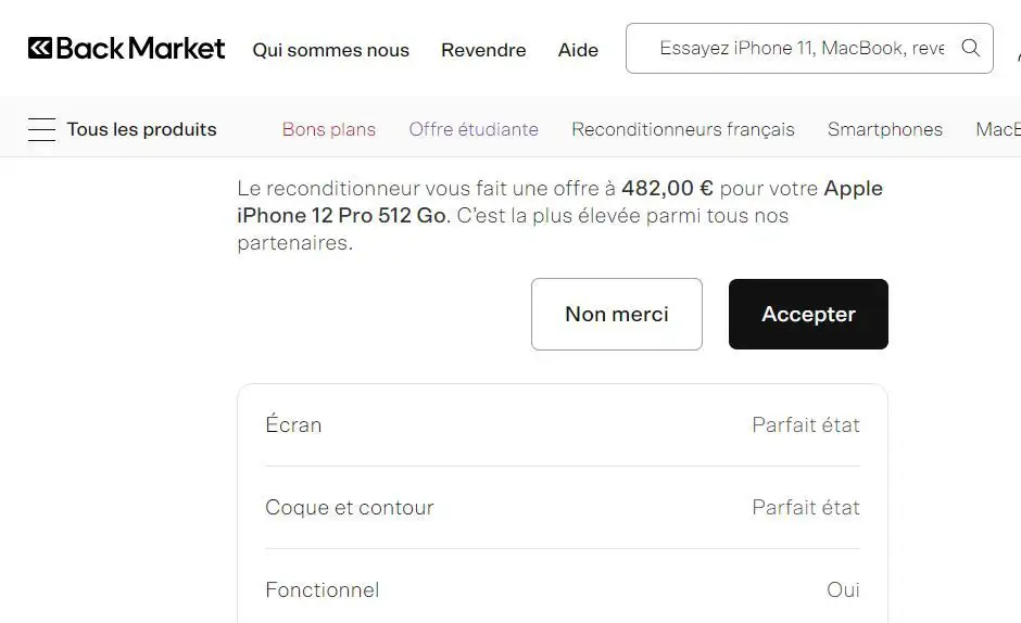 Comparez des centaines d’offres de reprise d’iPhone d’occasion en 2 clics pour le vendre au meilleur prix #3