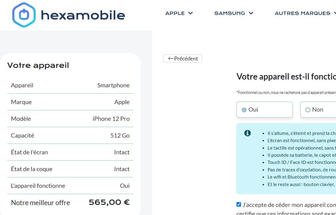 Comparez des centaines d’offres de reprise d’iPhone d’occasion en 2 clics pour le vendre au meilleur prix #5