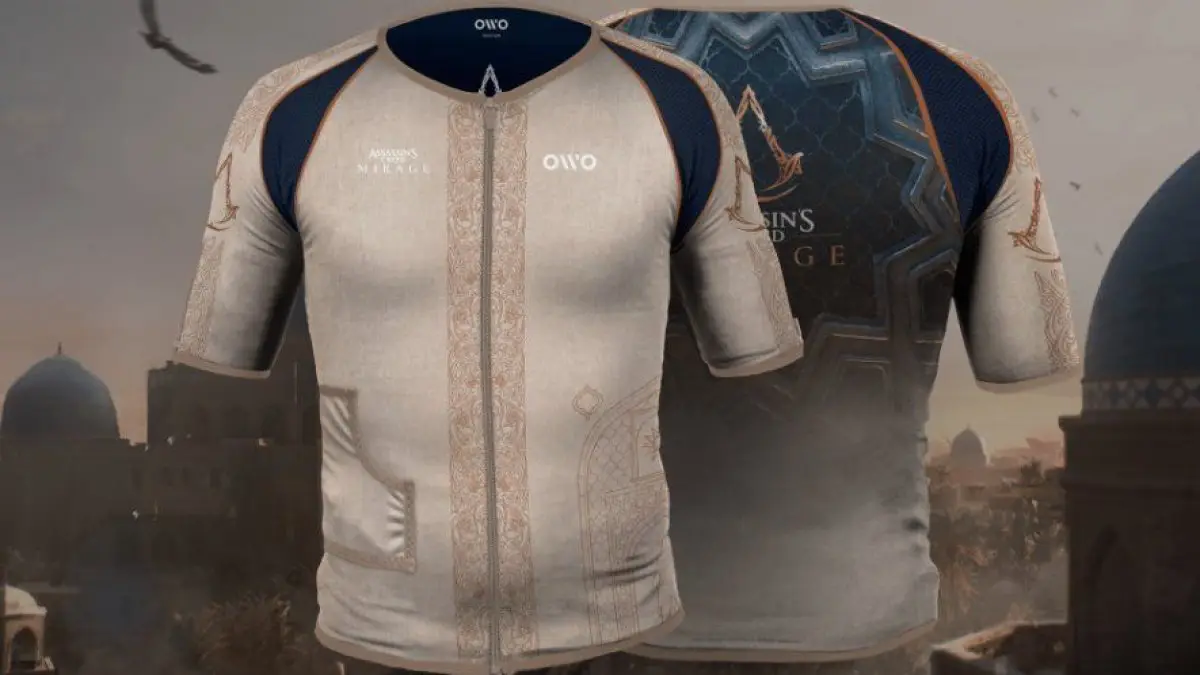 Ce gilet interactif permet de ressentir les coups que vous recevez dans Assassin’s Creed Mirage