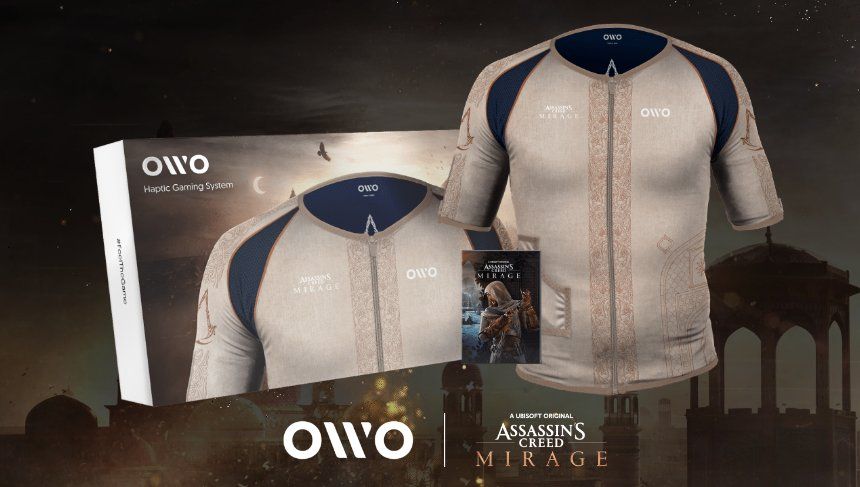 Ce gilet interactif permet de ressentir les coups que vous recevez dans Assassin’s Creed Mirage