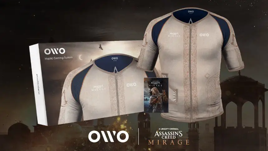 Ce gilet interactif permet de ressentir les coups que vous recevez dans Assassin’s Creed Mirage