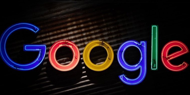 Google logo neon light signage