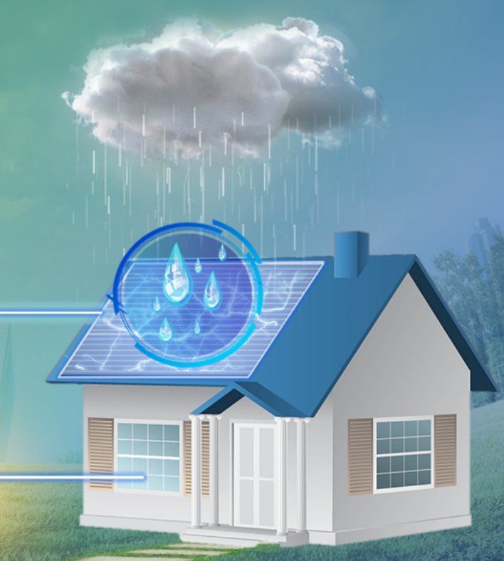 Panneaux pluivio-voltaïques : Ces panneaux génèrent de l’électricité grâce à la pluie