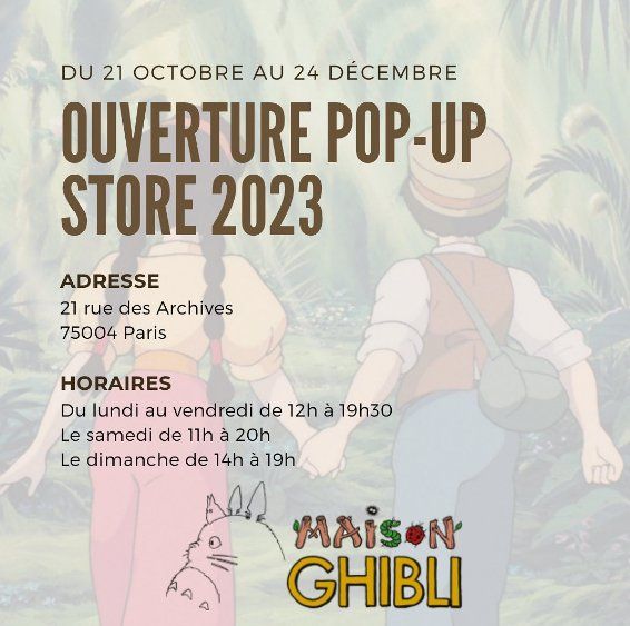 Le pop-up store sur l’univers des films Ghibli ouvre ses portes au Marais #4