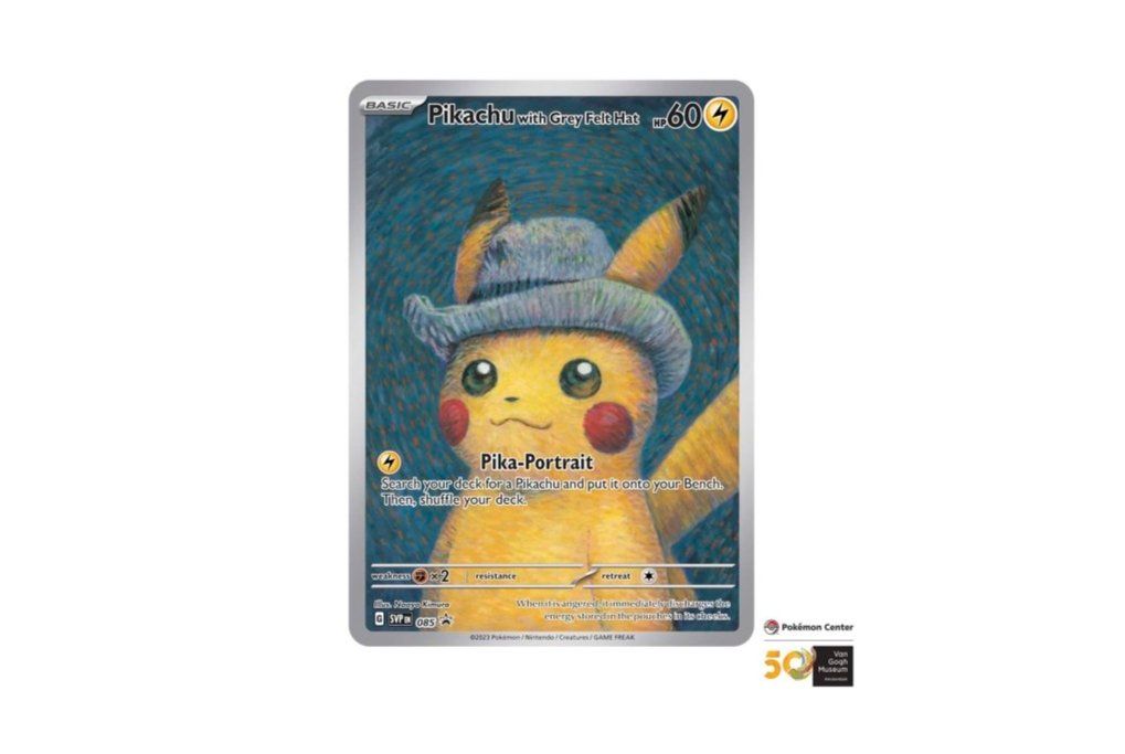 La carte « Pikachu au chapeau de feutre gris » retirée du musée Van Gogh à cause de spéculateurs #3