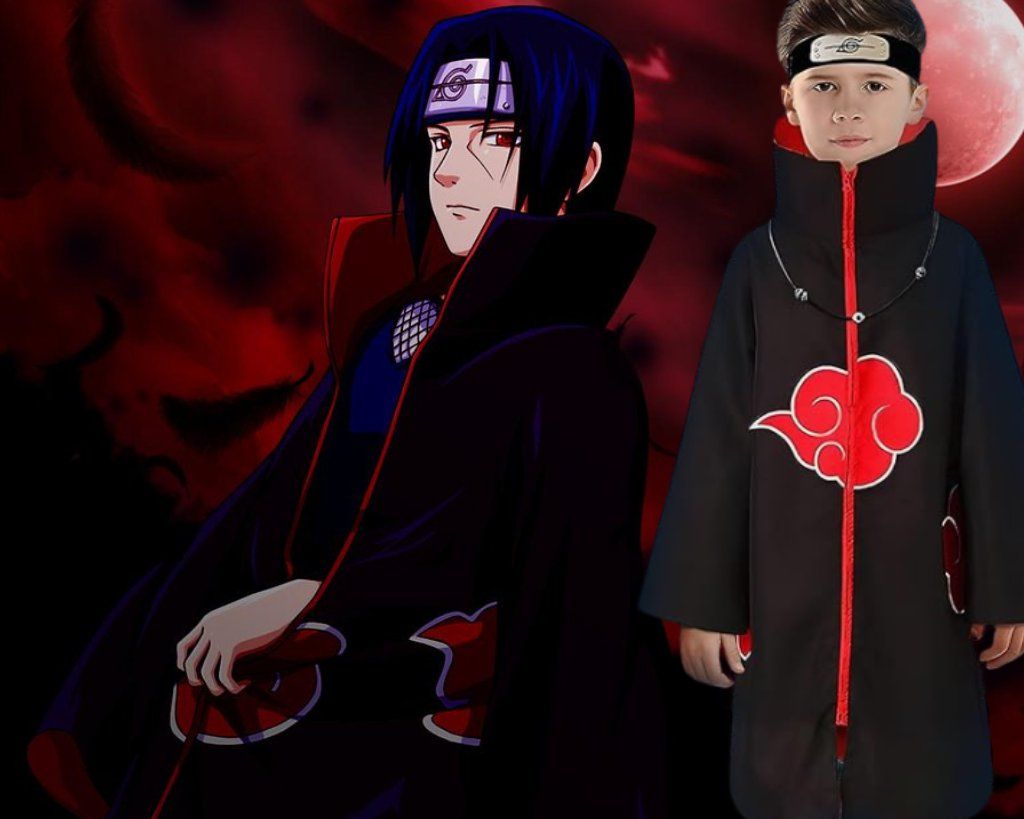Ce déguisement d’Halloween pour enfant des ennemis emblématiques de Naruto est rempli d’accessoires