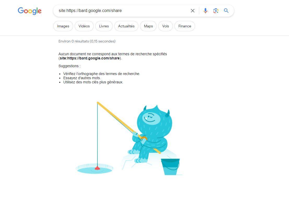 Des discussions avec Google Bard diffusées en public sur Google #2
