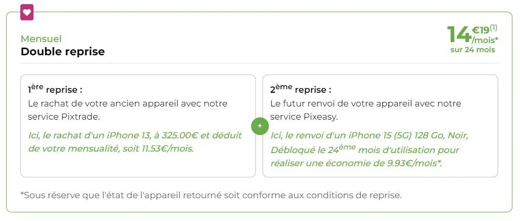 Un iPhone 15 neuf à moins de 100€ ? C’est possible grâce à l’offre « double reprise » de Pixmania #6