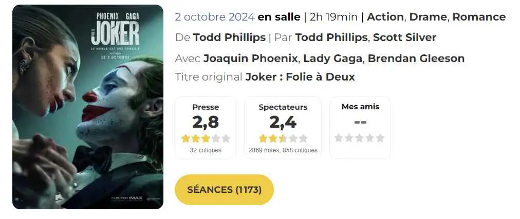 Joker 2 est en train de faire un bide monumental #2