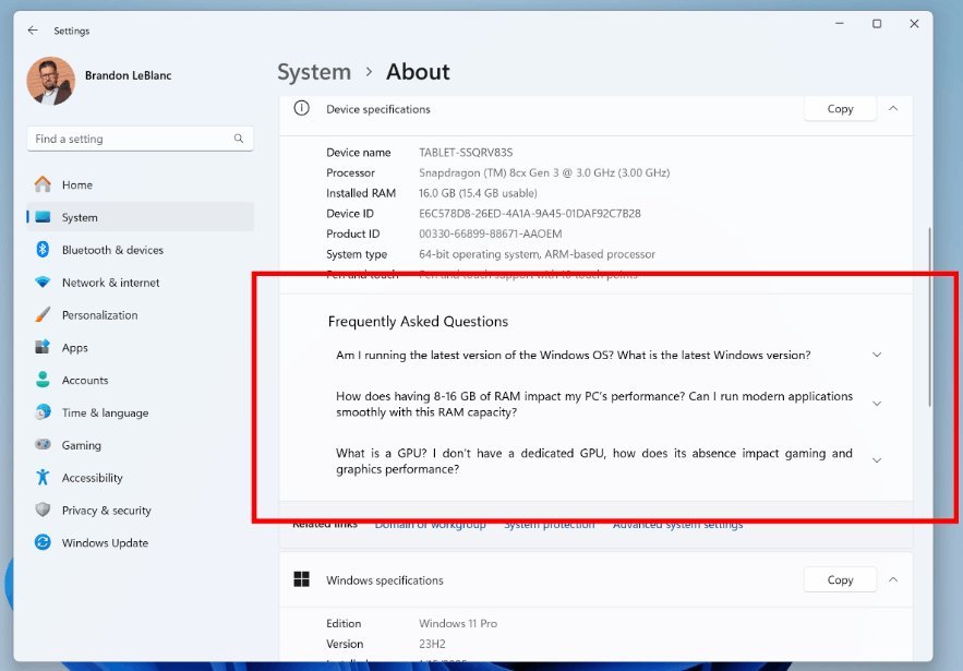 Windows 11 va intégrer une IA pour vous aider à mieux régler les paramètres de votre PC #2