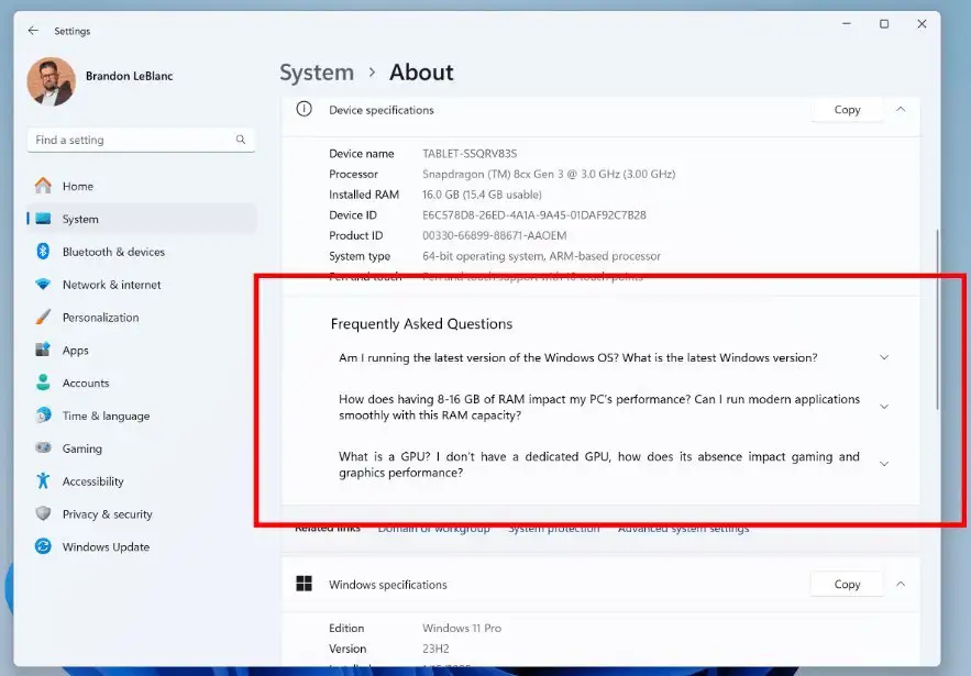 Windows 11 va intégrer une IA pour vous aider à mieux régler les paramètres de votre PC #2