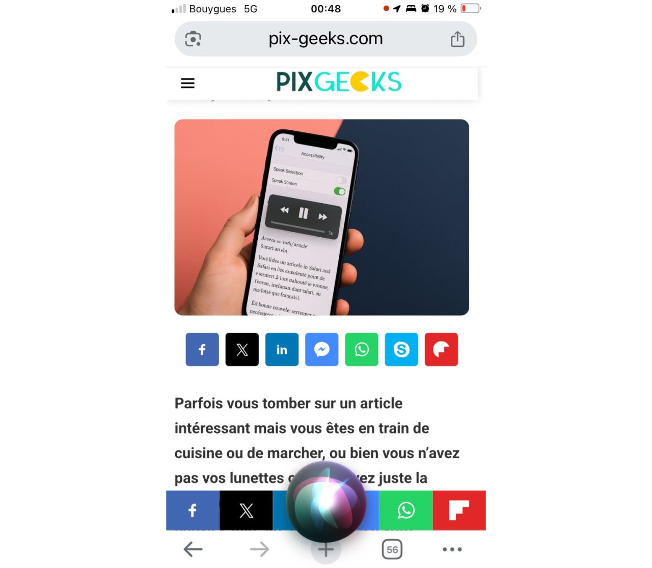 Comment écouter n’importe quel article sur iPhone sans installer d’appli #3