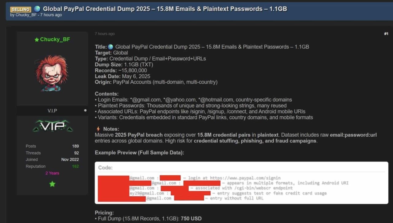 15,8 millions de comptes PayPal compromis : vérifiez si vous avez été piraté