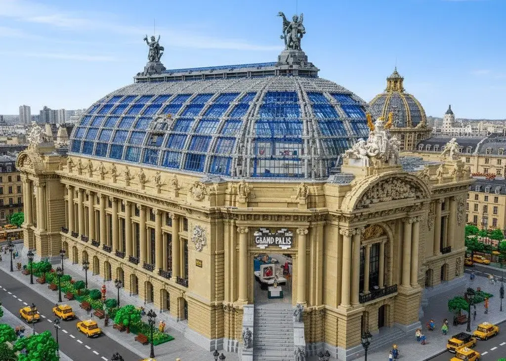 Assistez gratuitement à la construction d’une maquette LEGO géante au Grand Palais