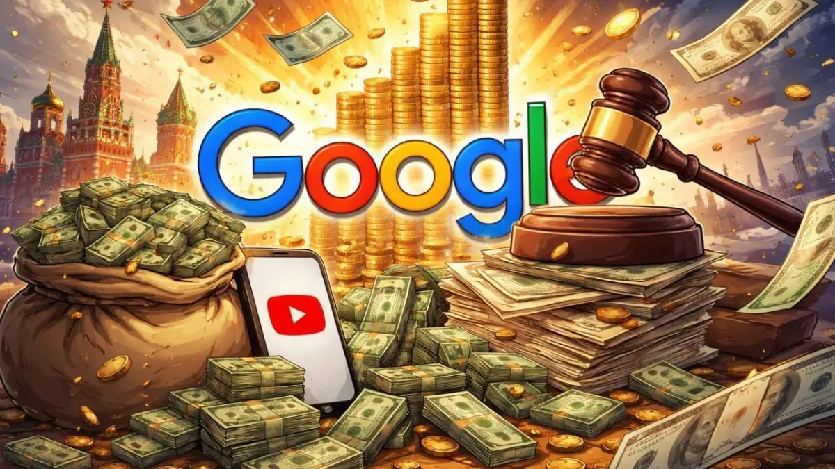 La Russie réclame à Google une amende de 1,2 milliard de milliards de dollars