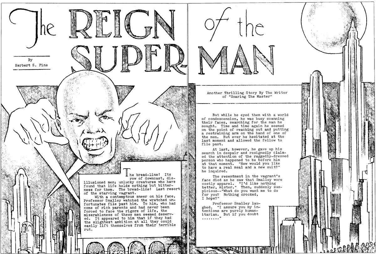 Lex Luthor est inspiré d’un méchant inventé 7 ans plus tôt appelé « The Superman »