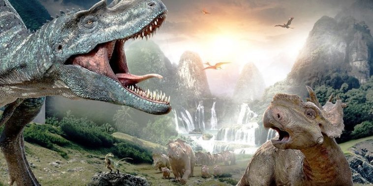 Sur la Terre des Dinosaures
