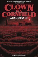 Clown in a cornfield