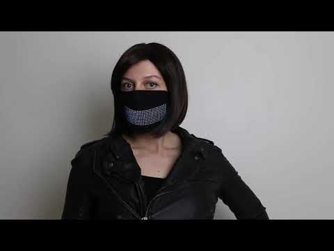 Coronavirus : ce masque LED permet d’afficher un message animé #2