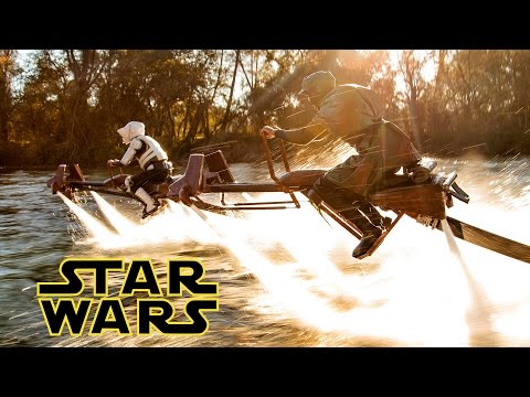 Star Wars : la course-poursuite des Speeder Bike reproduite sur un lac #8