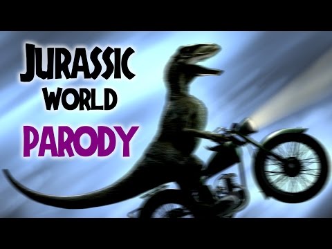 Une parodie hilarante de Jurassic World avec des dinosaures à motos #3