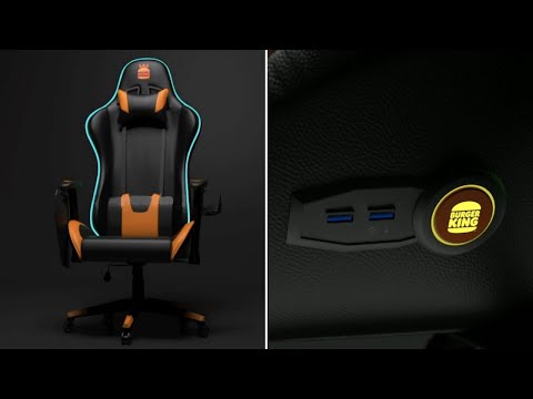 Burger King imagine un fauteuil gamer avec un bouton pour commander #3