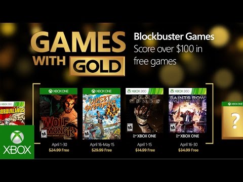 Games With Gold Avril : 2 jeux gratuits sur XBox 360 et 2 jeux gratuits sur XBox One #2