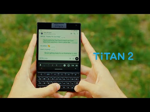 Unihertz présente Titan 2, un smartphone Android avec clavier physique